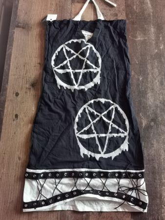 Rockin'Bones Kleid *NEU* XXS Pentagram Shirt