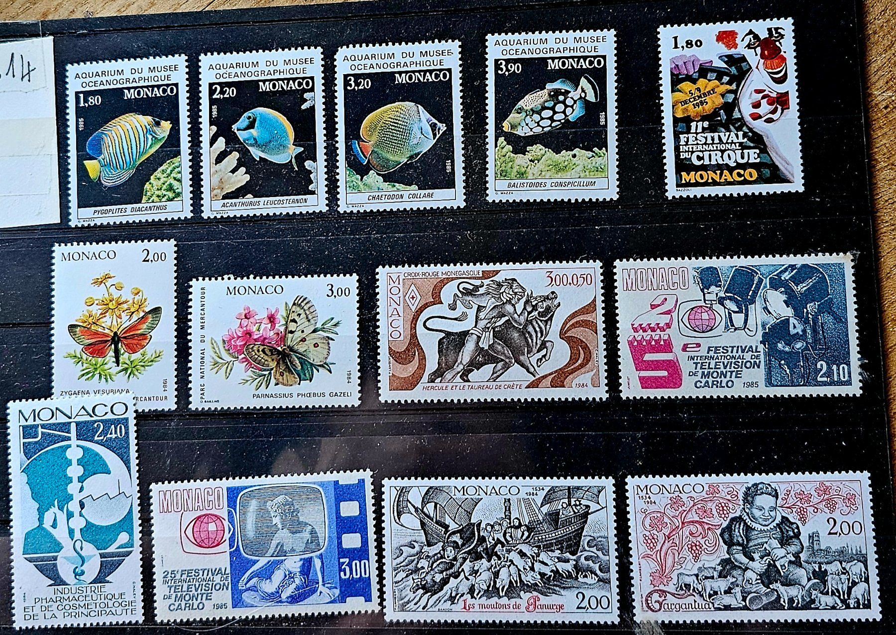 Tutti i francobolli: MONACO timbres neufs ** 1984-85 – Nuovo (secondo la descrizione) da Les Valettes venduto da Nuba1