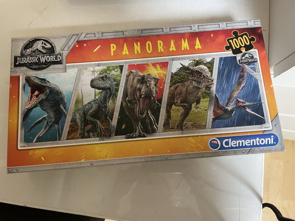Panorama Puzzle Jurassic World, 1000 Teile von Clementoni | Kaufen auf ...