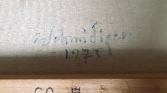 Gemälde: Ölgemälde des Luzerner Künstlers Alfred Schmidiger – Gebraucht aus Basel von Berlinofx 4