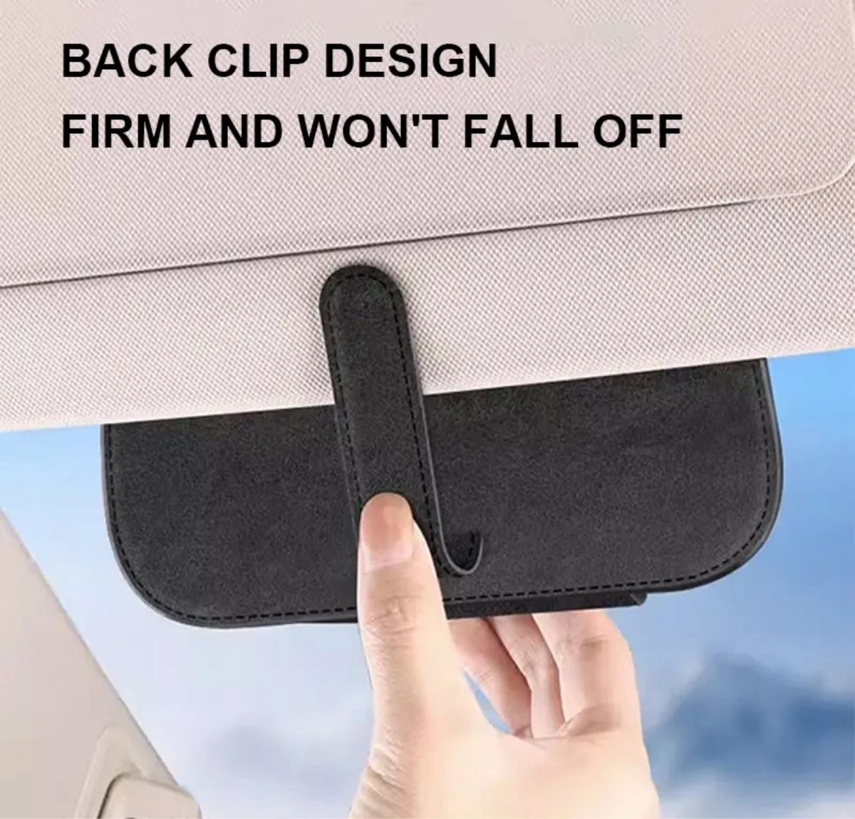 Wandhalterungen: Auto Brillen Halter Leder Etui schwarz – Neu und originalverpackt aus St. Gallen von Popolone26 5