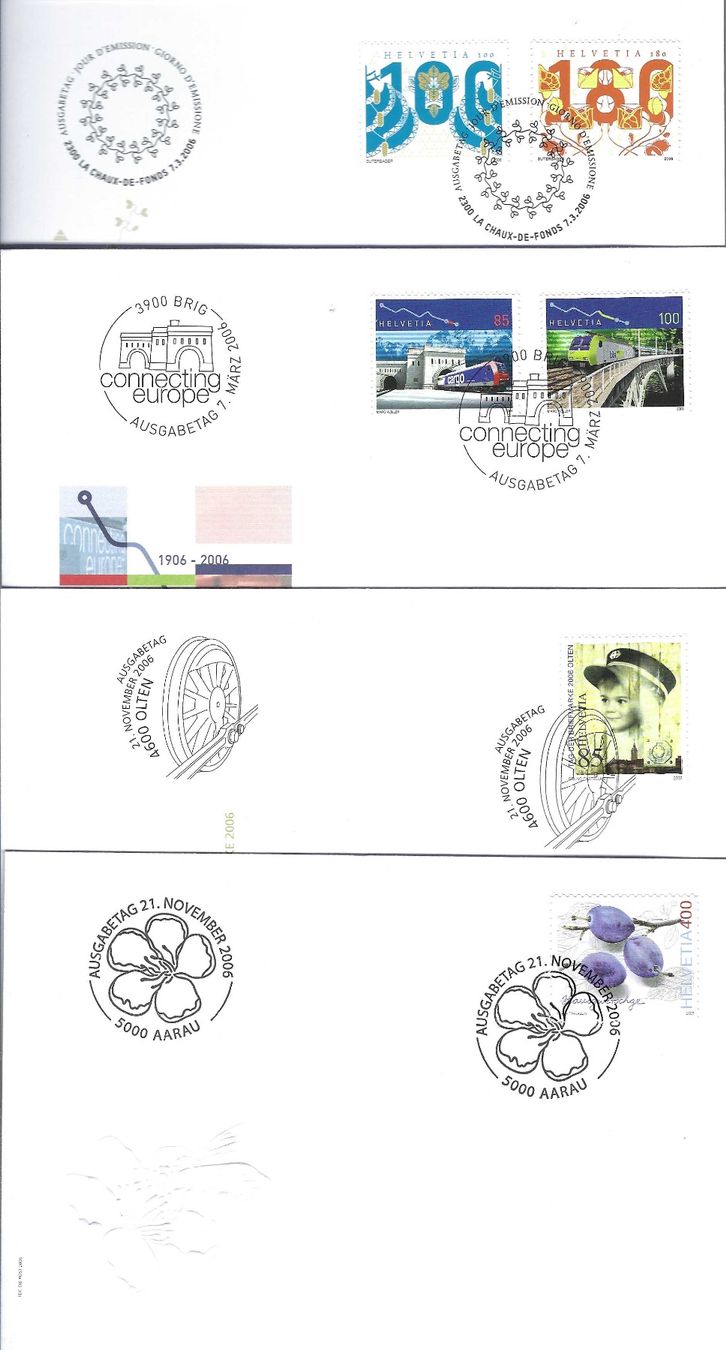Tutti i francobolli: 18 FDC   2006 – Usato da Koblenz venduto da Markenhimmel 2