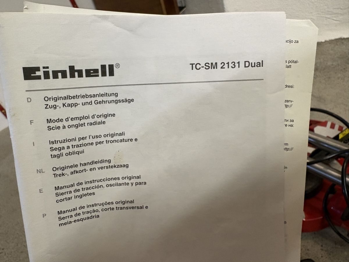 Einhell Seghe: Einhell Kapp-, Zug- & Gehrungssäge – Nuovo (secondo la descrizione) da Brittnau venduto da Sterndolde 2