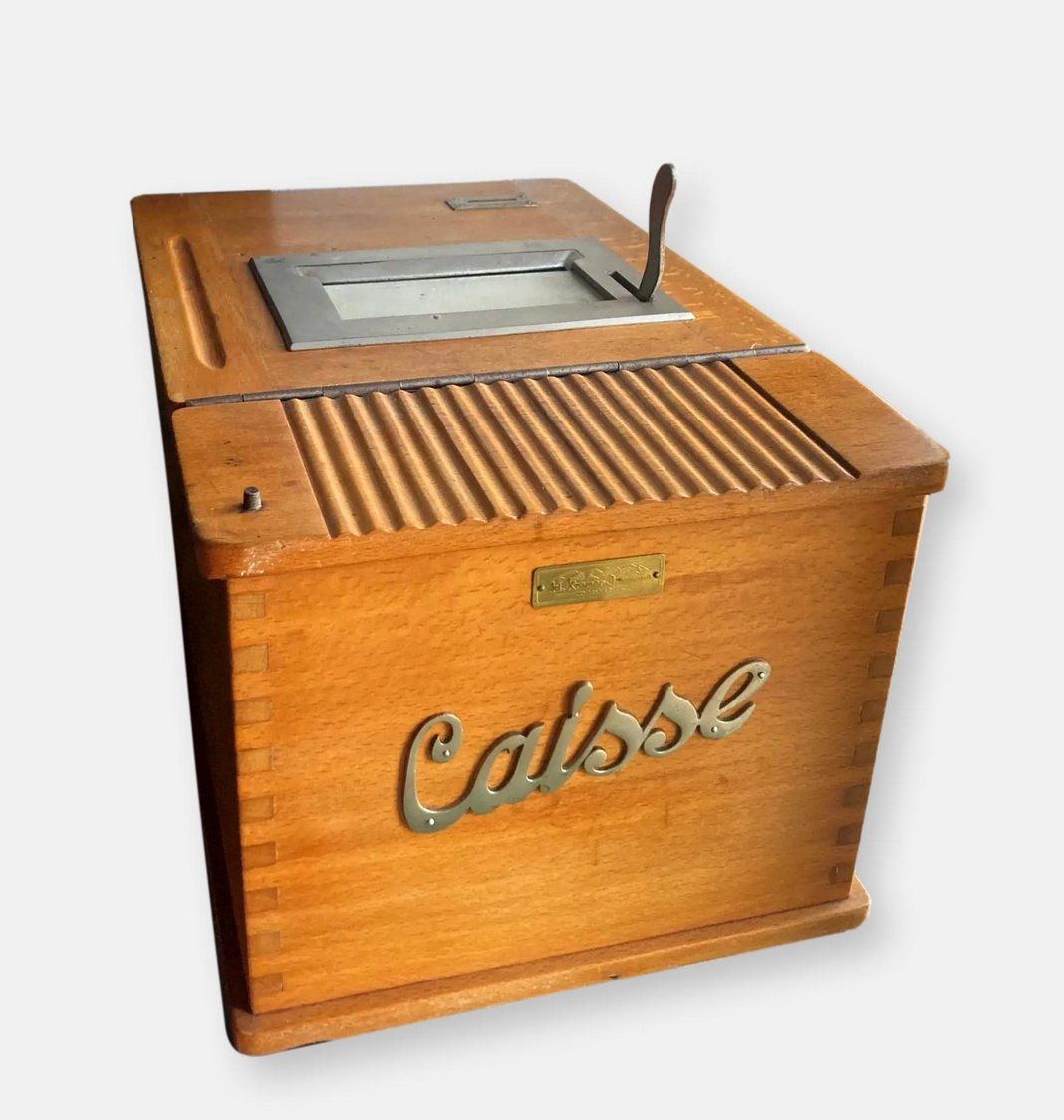 Registratore di cassa: caisse ancienne bois Kasse antik déco – Usato da St-Cierges venduto da LeRegain