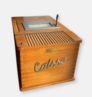 caisse ancienne bois Kasse antik déco