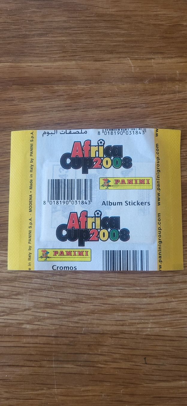 Panini Sammelbilder & Trading cards: Africa Cup 2008 Panini Bustina – Neu und originalverpackt aus Winterthur von VZ123 2