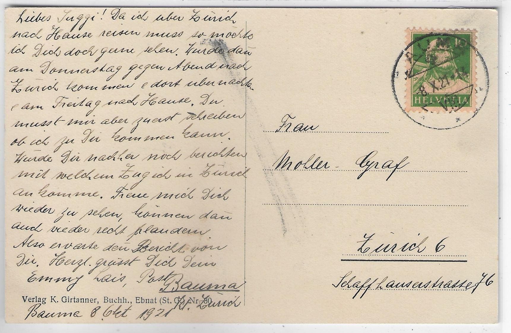 Cartoline postali: Meta Löwe - Heidi – Usato da Ettingen venduto da Kartenplanet 1