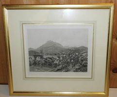 Stich Sammler Stich Winterlin / Weberr  - Luzern alter Stich