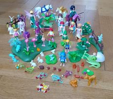 Grand lot Playmobil fées, licorne, forêt, animaux, etc.