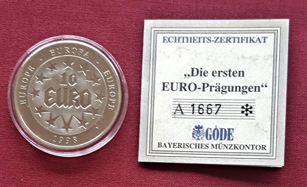 10 EURO 1998 Kaufen auf Ricardo