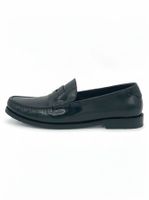 Saint Laurent / YSL Glazed Leather Loafer EU 40 Schwarz