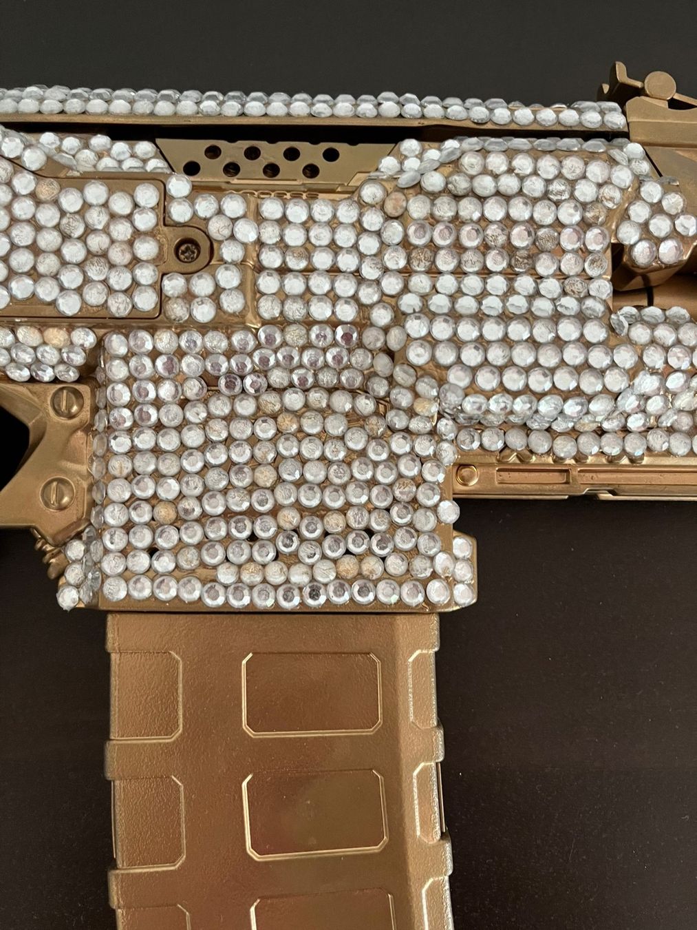Nerf Giocattoli: ORIGINAL NERF CUSTOMIZED STRYFE FARBE GOLD – Usato da Oberentfelden venduto da May03 2