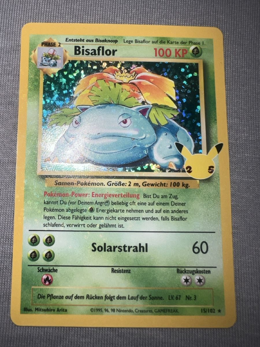 Pokémon Carte collezionabili: Pokémon TCG - Bisaflor Celebrations – Nuovo (secondo la descrizione) da St. Gallen venduto da Tin_ksbg 1