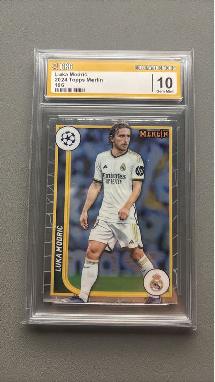 Luka Modric - Merlin Fussball Card - Sehr selten! Top Zustan (Neu und ...
