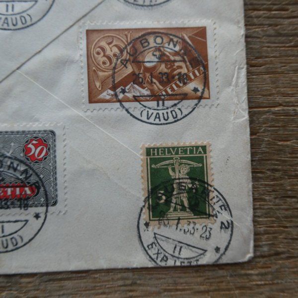 Tutti i francobolli: 1919 / TOP - Flugpost - Beleg mit F 2 – Usato da Egliswil venduto da Trens01 4