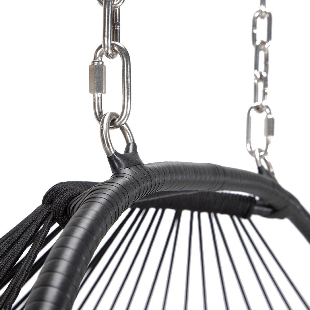 Poltrone pensili da giardino: Faltbare Hängesessel LUMA SCHWARZ - 2 Sitzer – Nuovo e nell'imballaggio originale da Wallenwil venduto da toesstal-vertrieb 6