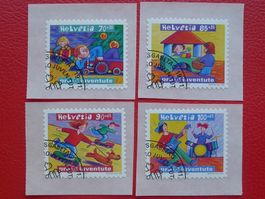 2003, Pro Juventute: J369A-J372A (Serie) gestempelt