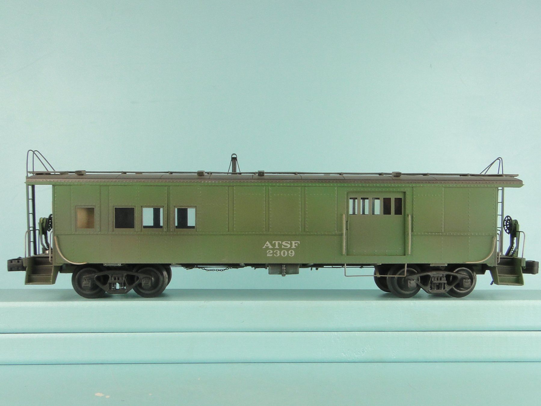Modellini di ferrovie: Ajin Spur 0 A.T.S.F Mannschaftswagen – Usato da Bülach venduto da cann11 1