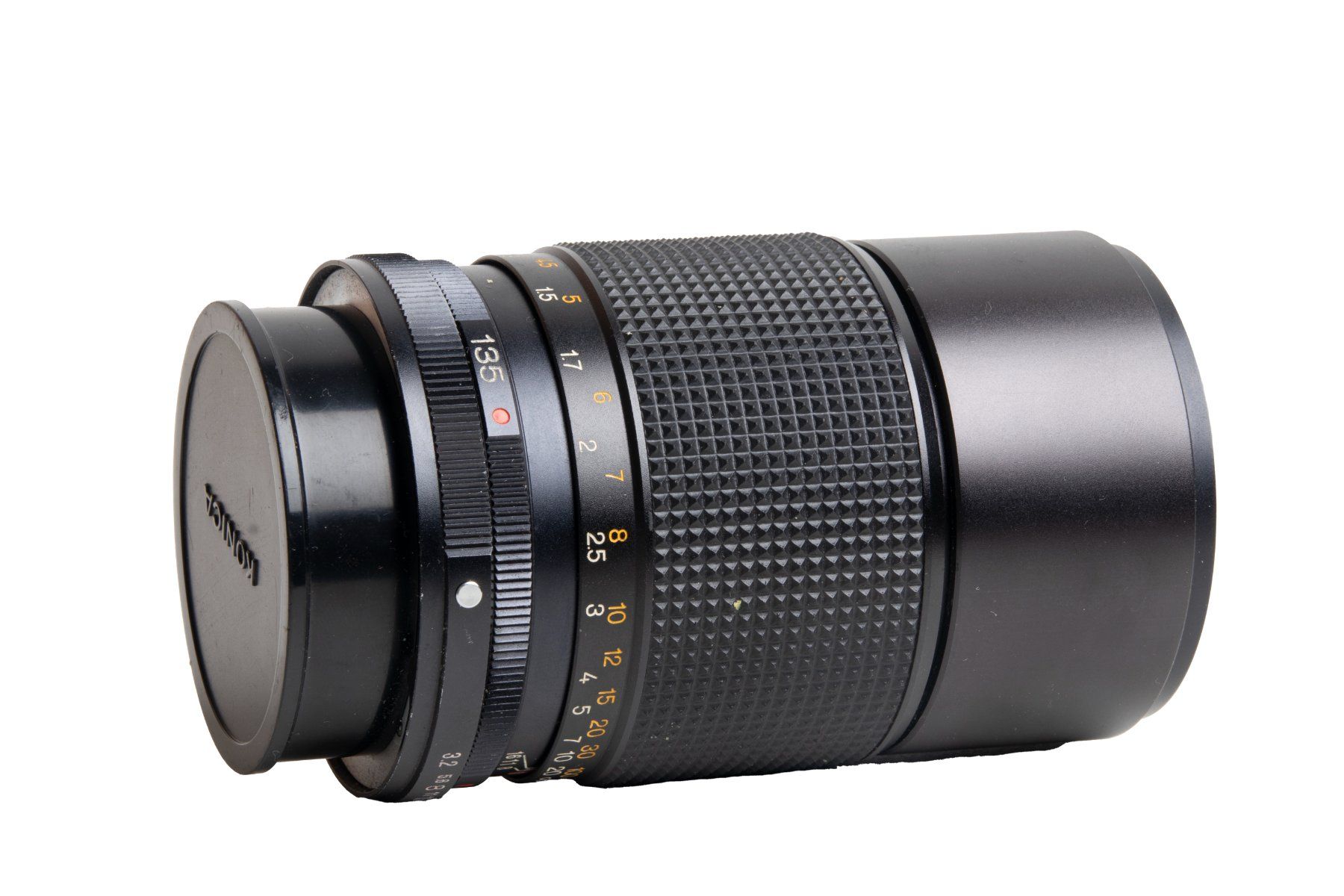 Konica Obiettivi: Konica Hexanon AR 135 3.2 Objektiv – Difettoso da Emmen venduto da chromaton