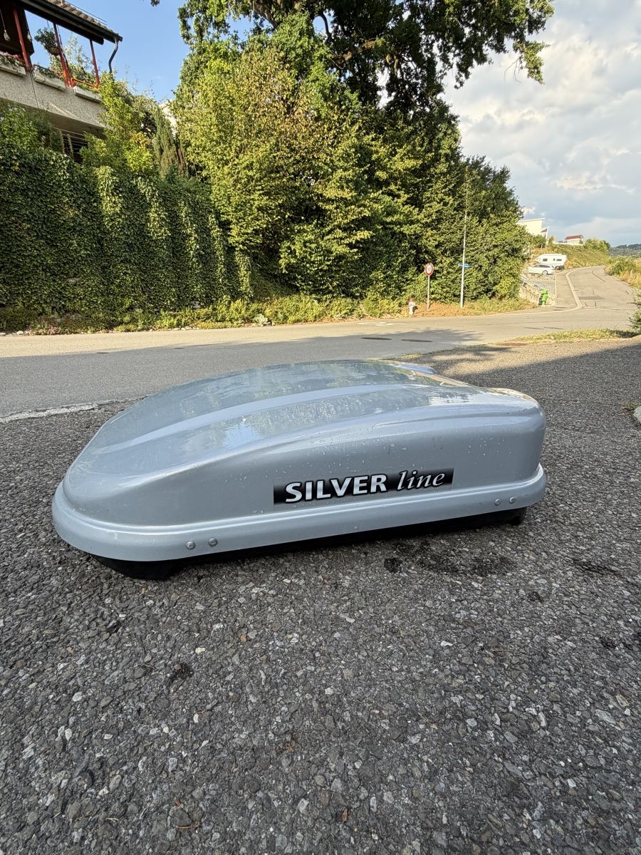 Coffres de toit: Dachbox SILVER line SPAZIO 300 Silber – D'occasion à Grosshöchstetten par Tobias.David