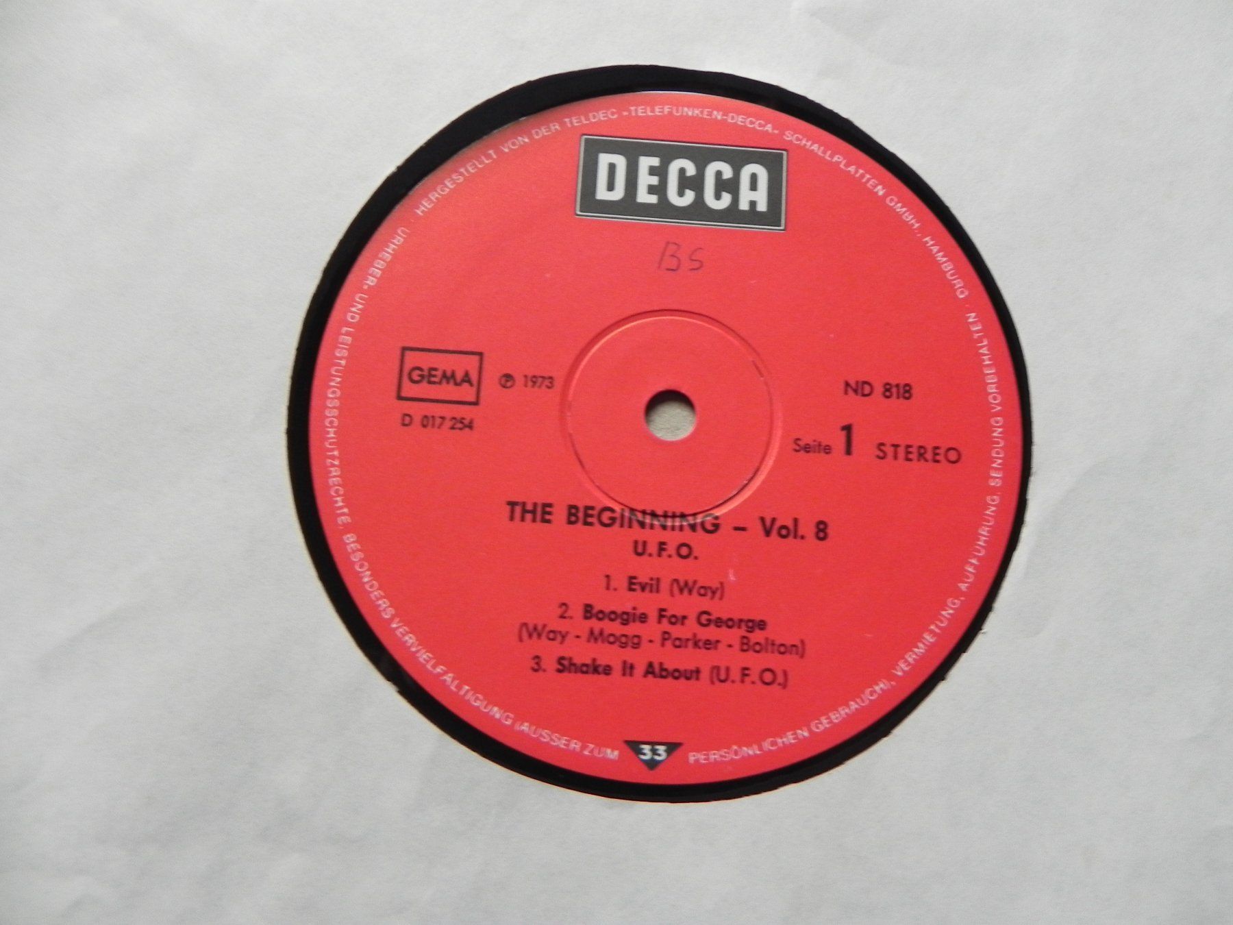 Dischi in vinile: LP Engl. Hardrock Band UFO 1973 – Usato da Siebnen venduto da krimsie 3