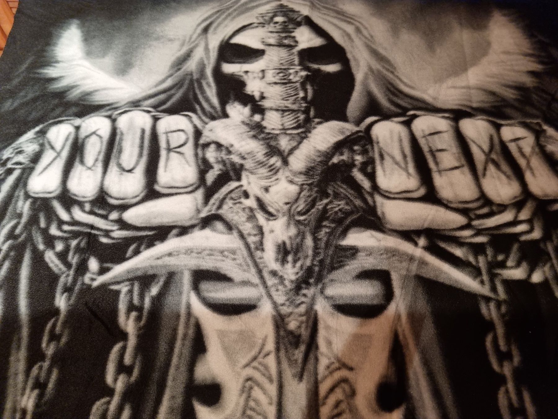 Coperte: Fleece Decke 127x152cm neu – Nuovo (secondo la descrizione) da St.Gallenkappel venduto da RocknSkull 9
