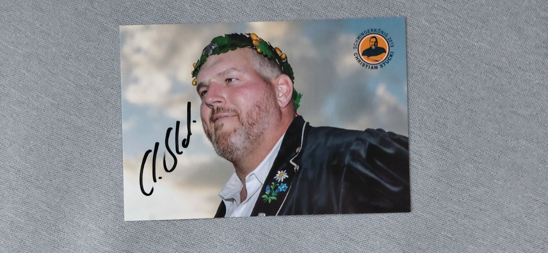Autografi: Autogrammkarte Christian Stucki – Usato da Schmerikon venduto da Olympia04