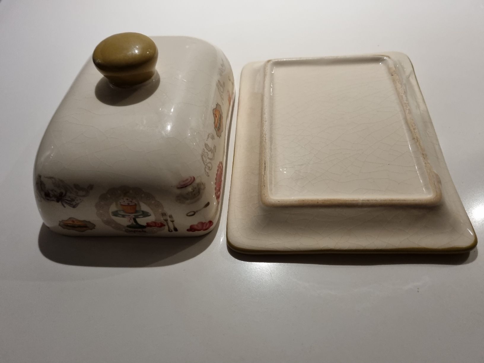 Sonstiges Geschirr: Butterdose L.17,5 B.13 cm – Gebraucht aus Steinen von turbogeiss99 6