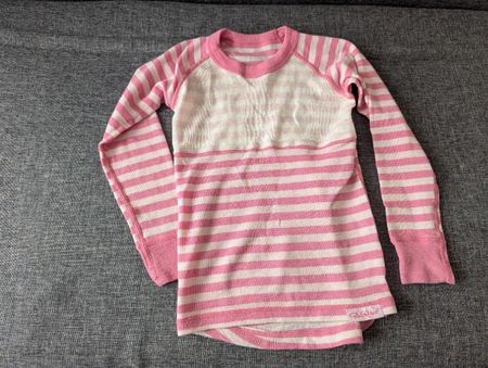 Langarmshirt, Merinowolle, Grösse 98/104 cm