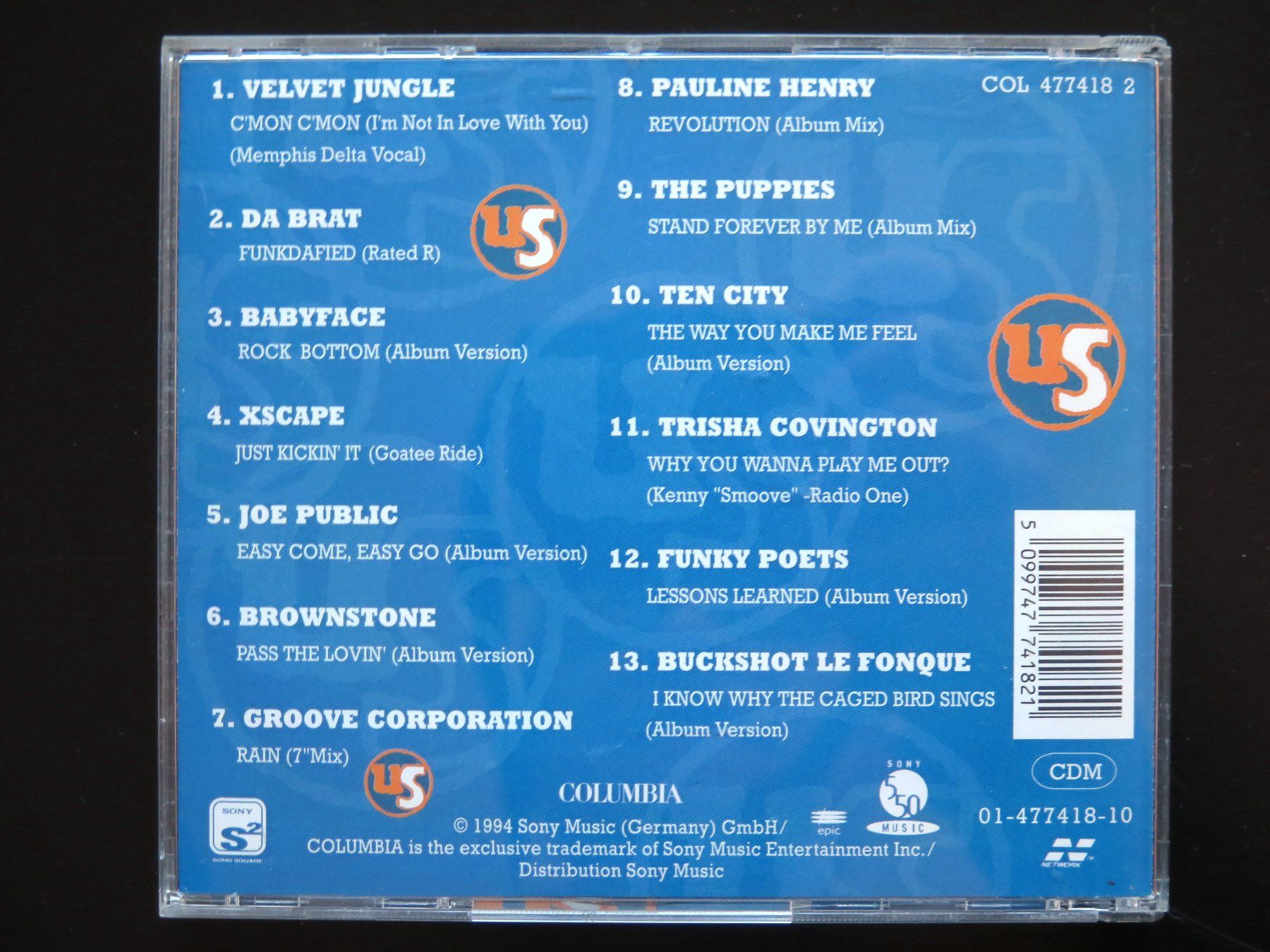 CD: CD URBAN SOUL, compilation, 1994 – Usato da Bern venduto da Balzamico 1
