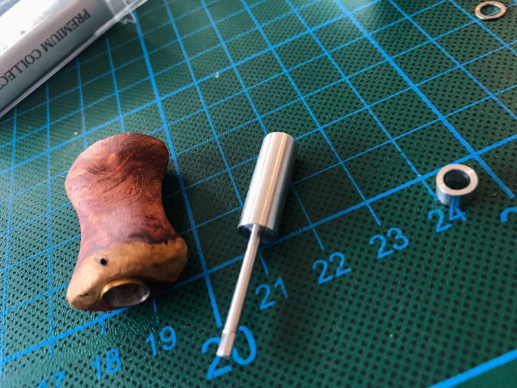 Canne da pesca: Knob/ Premium Wood Handle Knob – Nuovo (secondo la descrizione) da Heiden venduto da reentry01 1