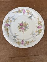 Teller TK Thun Antoinette Blumenmuster Porzellan weiss