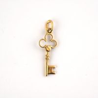 Goldanhänger 18K Schlüssel