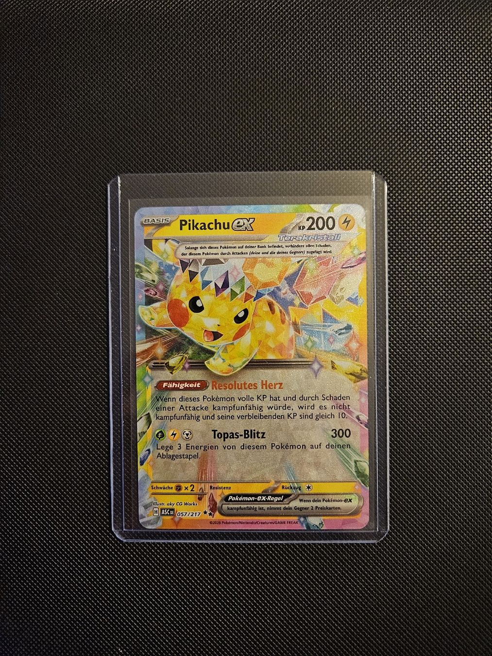 Pokémon Sammelbilder & Trading cards: Pikachu ex 057/217 ASC DE – Neu (gemäss Beschreibung) aus Rudolfstetten von KingArabi