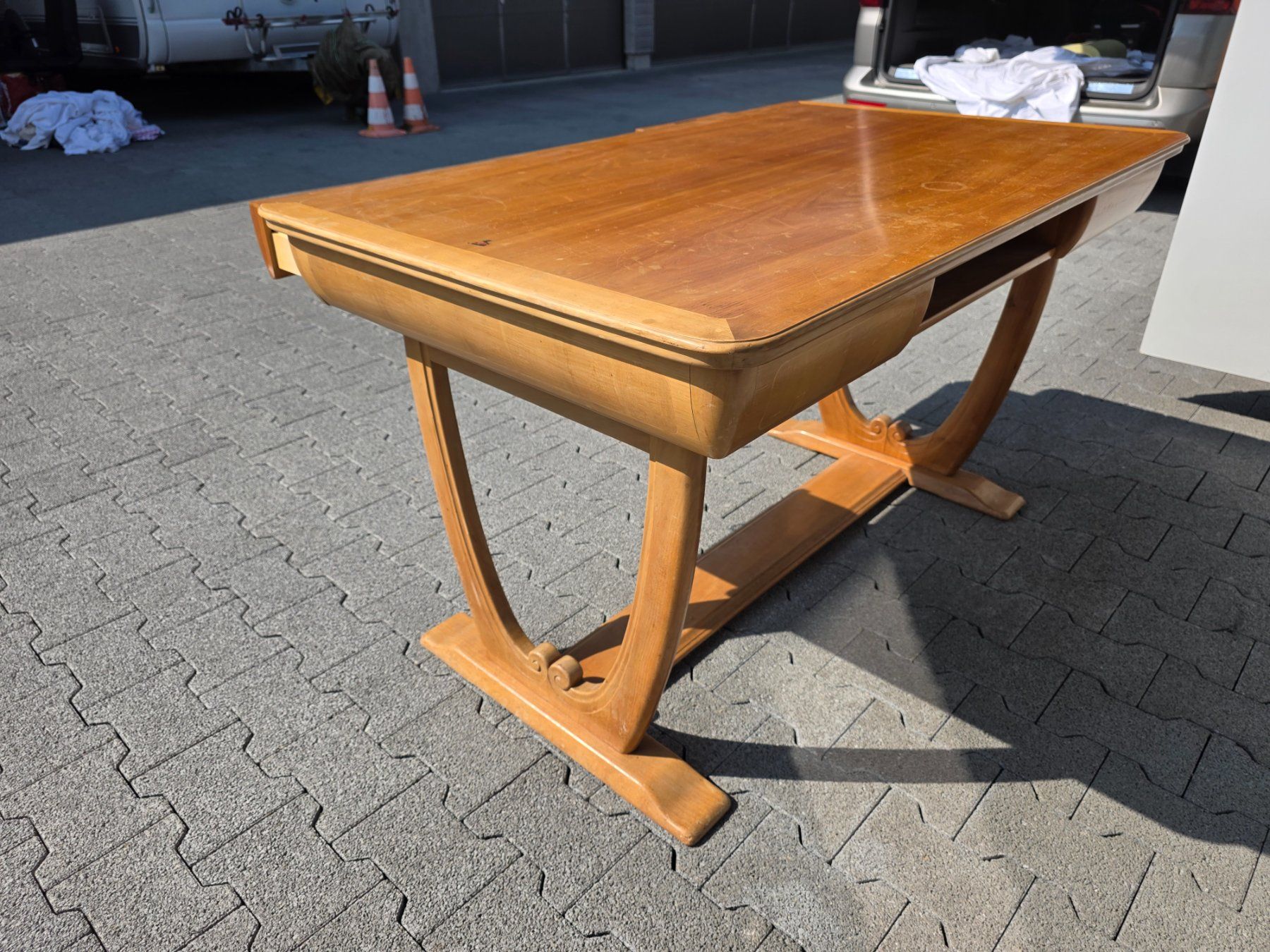 Tische: Vintage Holz Tisch Jugendstil oder Art Deco – Gebraucht aus Walterswil BE von Lonitti 7