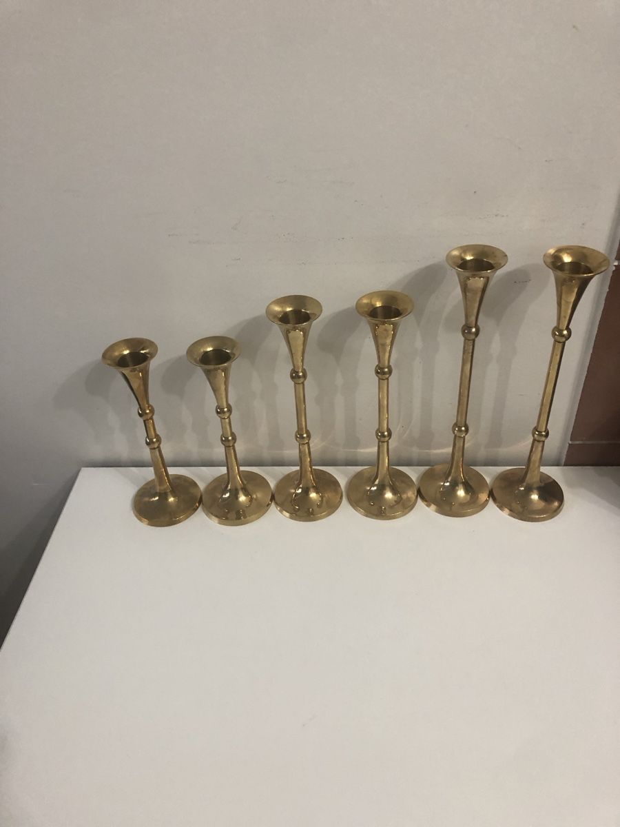 Kerzenständer: 6bougeoir vintage scandinave – Gebraucht aus petit lancy von FerreiraLuis