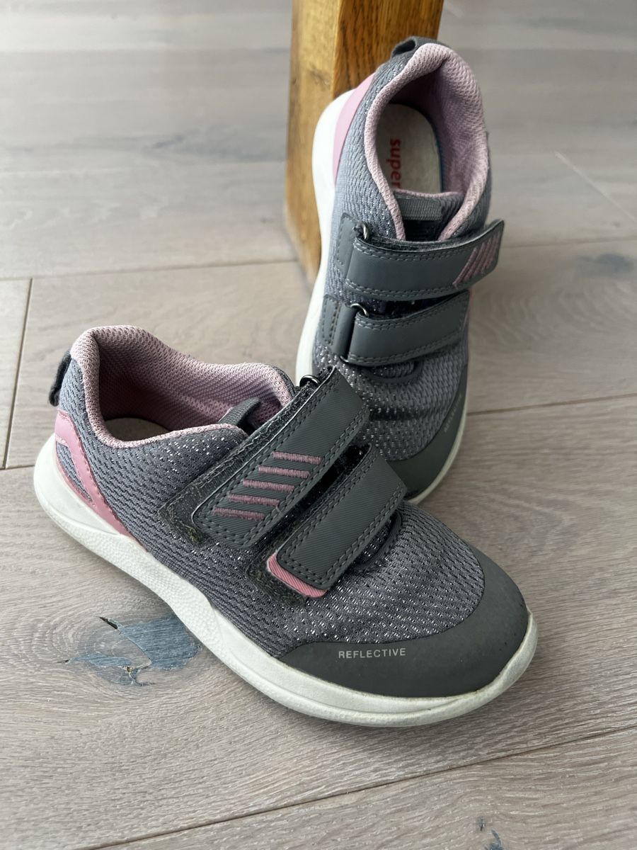 Superfit Scarpe per ragazze: Superfit Mädchen-Sneaker Größe 26 - Grau & Rosa – Usato da Frick venduto da bla_zt9f 2