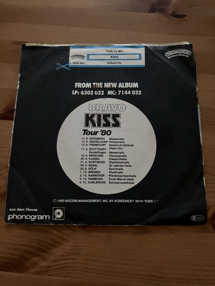 Schallplatten: Kiss singel – Gebraucht aus Bettwiesen von jum_kq5y 1