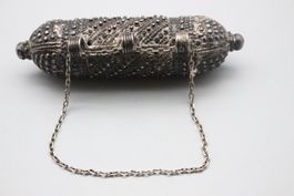 Antique Silver Yemen Hirz Amuletkapsel ( Silber)