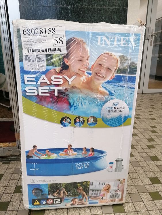 Intex Schwimmbad: Piscine Intex Easy Set 4,57m x 84cm neuve – Neu und originalverpackt aus Genève von Qanil77