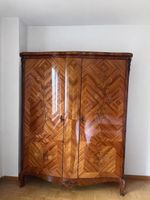 Antiker LouisXV Schrank Nussbaumholz & Rosenholz-Edelfurnier