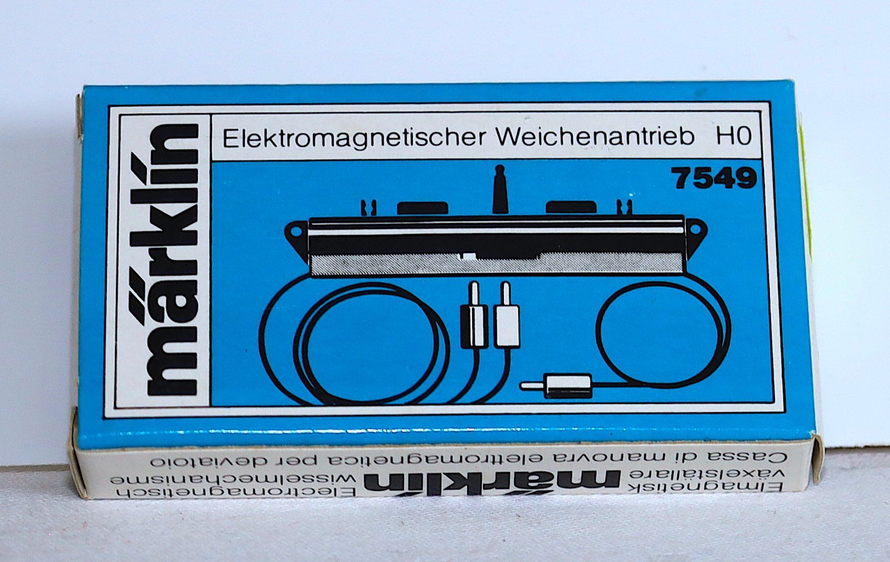 Märklin Modellini di ferrovie: MÄRKLIN N* 7549 Weichen Antrieb – Nuovo e nell'imballaggio originale da Ipsach venduto da locky55 1
