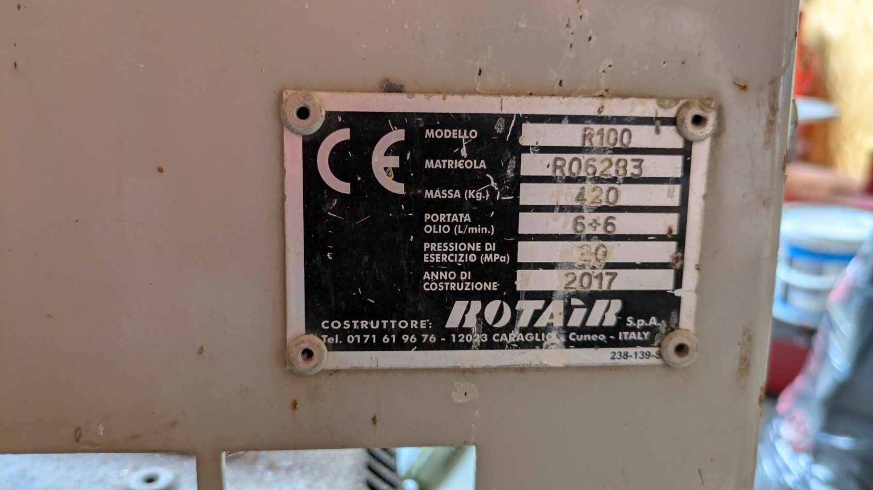 Autoribaltabili: Raupendumper Rotair R100 ab Service – Usato da Ibach venduto da fuechsel77 2