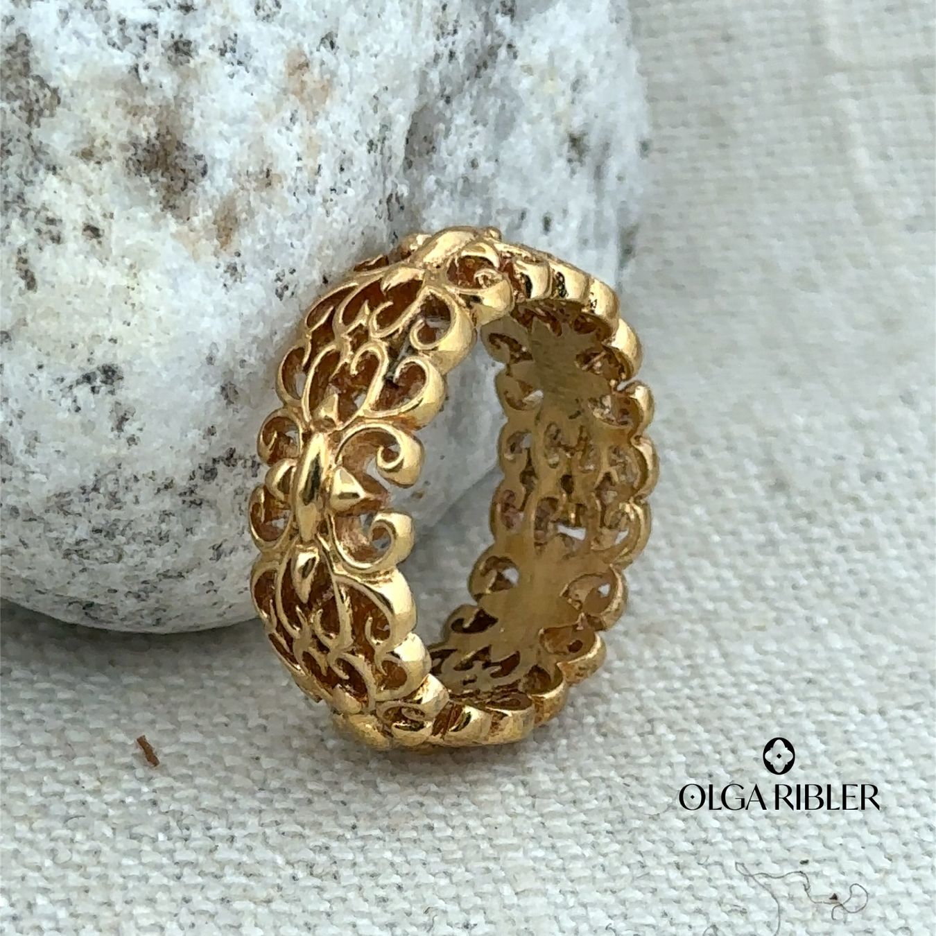 Olga Ribler Anelli: Filigraner Sterling Silber Ring 925 Grösse 52 – Nuovo (secondo la descrizione) da Luzern venduto da Schmuckoutlet 1