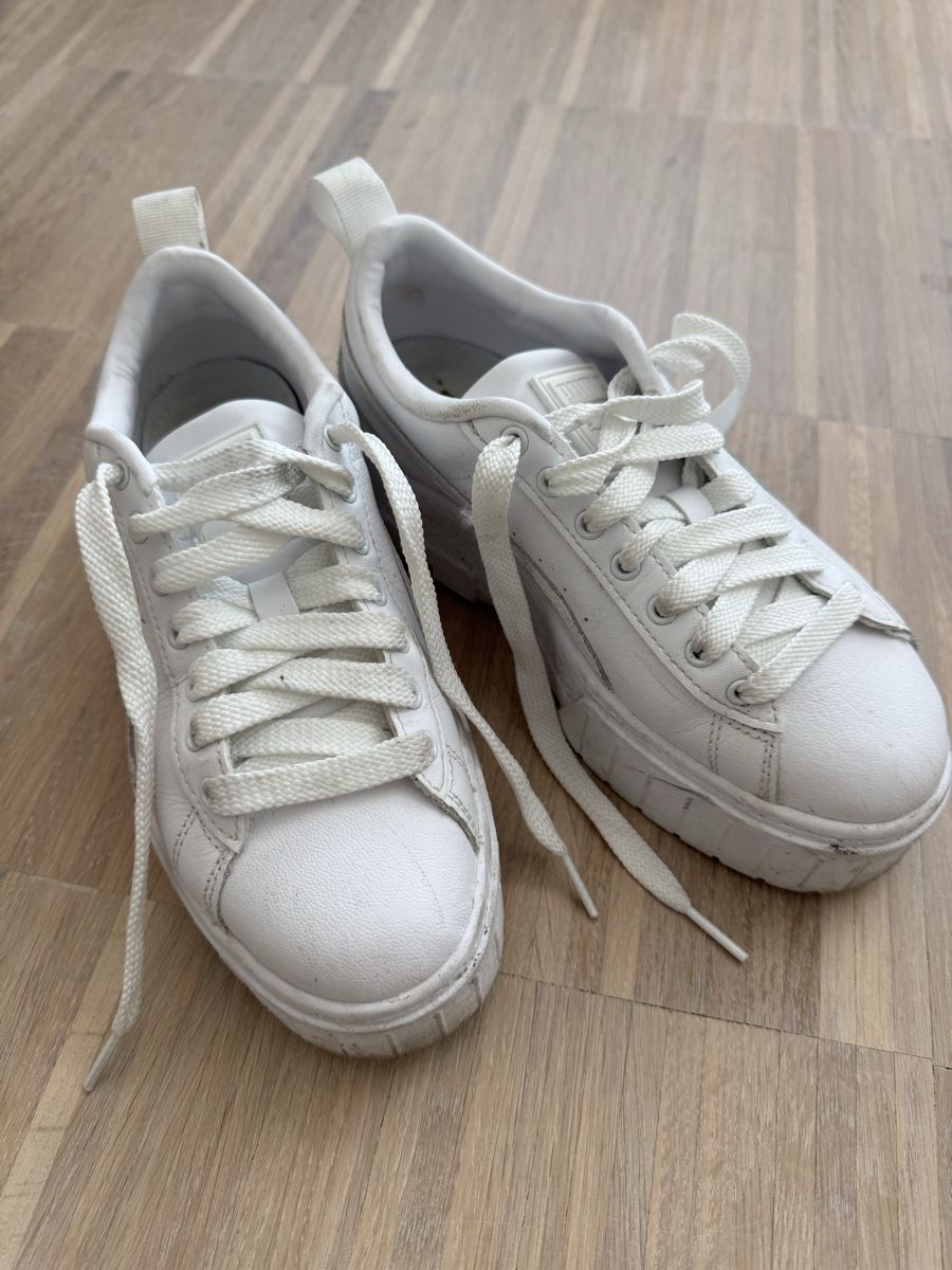 Puma Chaussures femmes: Puma Sneaker, Grösse 35.5 Weiss – D'occasion à Binningen par happy_xx 1