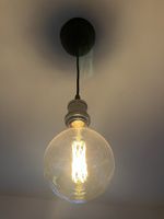 Retro Glühbirne Lampe, Vintage Stil, Top Zustand!
