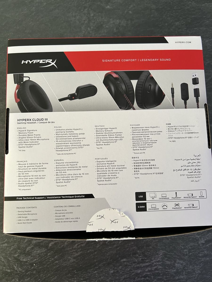 Hyperx Casques audio: Hyperx Cloud 3  – Neuf (Voir description) à Moosseedorf par Slowwdown 2
