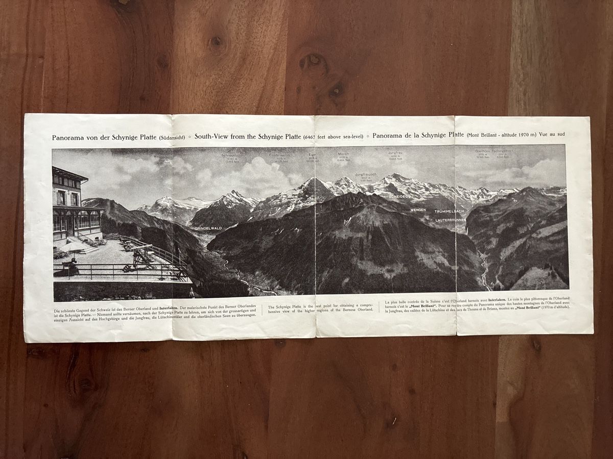 Documenti: 5 Prospekte vom Berner Oberland  – Usato da Oftringen venduto da Cla.vD.74 5