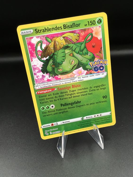 Pokémon GO 004/078 Strahlendes Bisaflor -DE- | Kaufen auf Ricardo