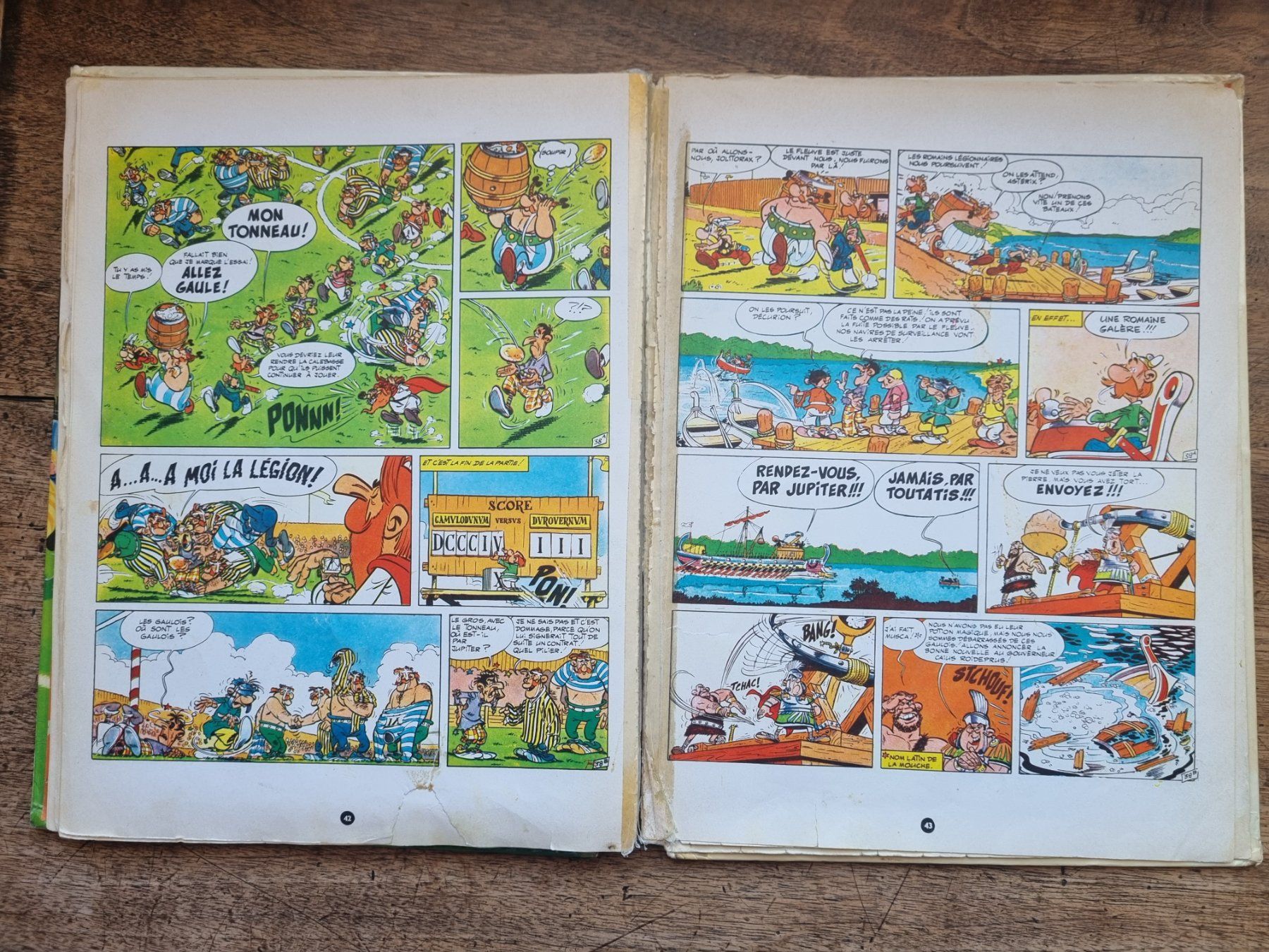 Fumetti: BD Astérix chez les Bretons Dargaud 1966 état usagé – Difettoso da Echandens venduto da Dicot 6